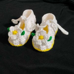 Handmade Crochet Baby Shoes
