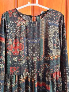 Max Printed Long Dress