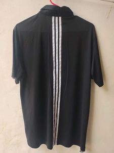 Adidas Men's Black Polo Shirt