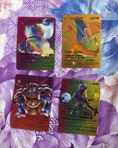 Pokemon Cards - Charizard, Blastoise, Mewtwo