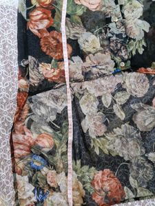 Floral Print sheer  High-Low Dress