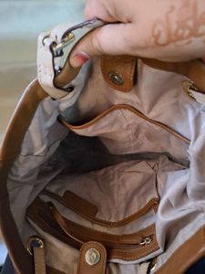Michael Kors Tan Leather Tote Bag