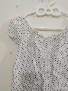 Chic Polka Dot Top