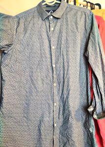 Being Human Men Causal Shirt Grey Silk