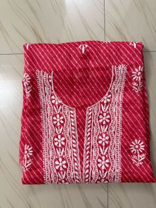 Pure Lucknowi kurta unstitched