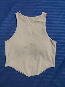 Beige Tank Top padded