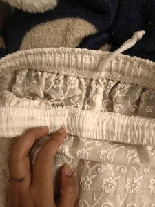 Embroidered Palazzo Pants