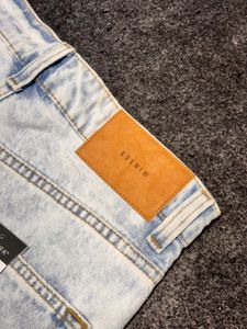 H&amp;M Super High Rise Denim Jeans | Ice Blue |