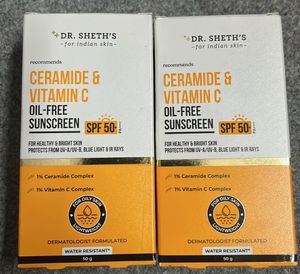 Dr. Sheth's Ceramide & Vitamin C Sunscreen Pack 2