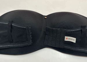 Strapless Black Bra- 38D (best condition)