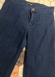 Women's Wide Leg Dark blue Jeans