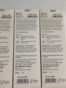 Swiss beauty concealer pack of 3
