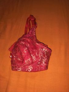 Elegant Red Lace Bra