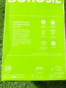 Seald pack BORO Glass Lunch Box Turquoise