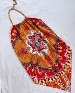 Handkerchief Halter neck top