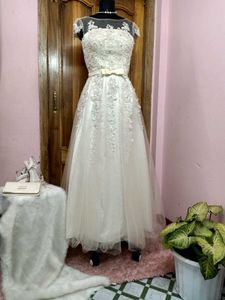 🌼Elegant White/Cream Evening Gown🌼