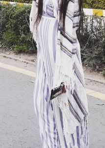 Striped Off-Shoulder Jumpsuit