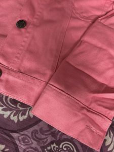 Pink Denim Jacket