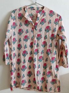 Floral Print Short Kurti🏵️🪻🌻🌼