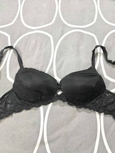 M&S Black Lace Bra - 32D