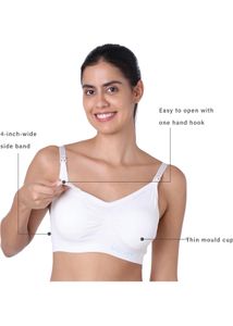 Non-Wired Maternity Nursing Feeding Bra for Women