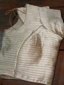 Elegant Striped Silk Blouse
