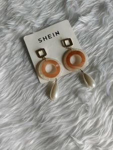 SHEIN Drop Earrings with Pearls
