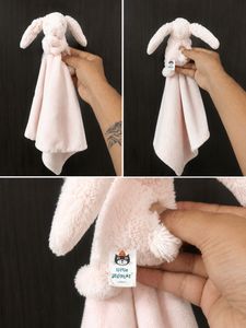 Cute Pink Bunny Comforter Toy