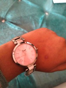 Silver-Tone Women's Watch