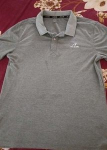 Men's Grey Polo T-Shirt