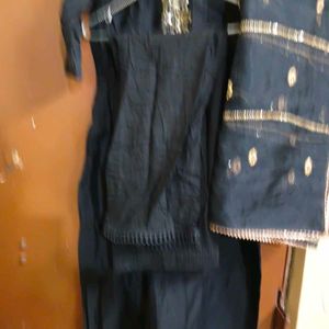Black Kurta Set with Dupatta