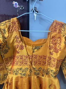 Ethnic Mustard Kurta Set
