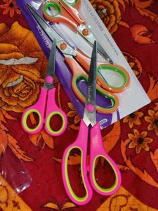 2 pcs Big And Small Stainless Steel Scissors