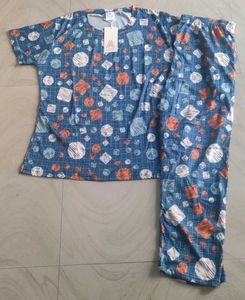 Printed Night Suit