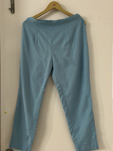 Elegant Teal Kurta Set Chikankari work