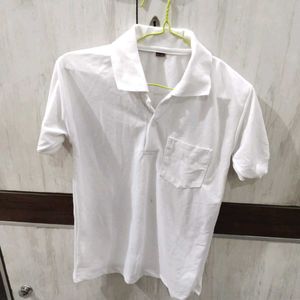 Classic White Polo T-Shirt