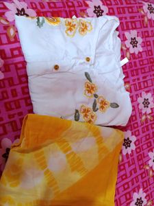 Kurta With Dupatta And Plazzoo