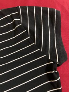 Black Striped Top