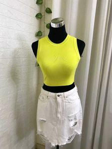 Zara Ribbed Tank Top