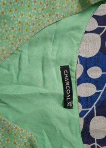Chic Mint Green Floral Blouse