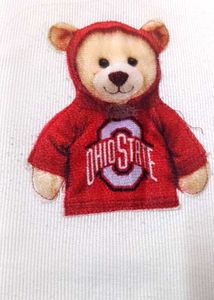Ohio State Bear crop top