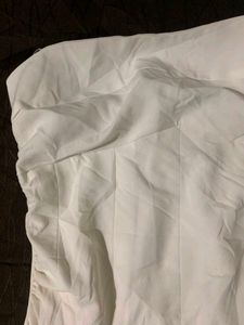 Elegant White stripless Tube Gown/Dress