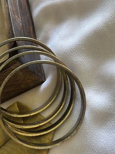 Bangles brass with enamel inlay