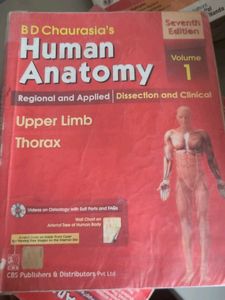 BD Chaurasia Anatomy textbooks volumes 1 2 3 4