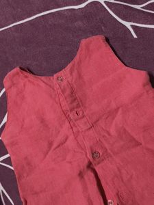 Cute Embroidered Baby Girl's Top