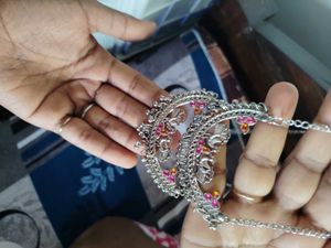 Exquisite Ethnic Silver Necklace