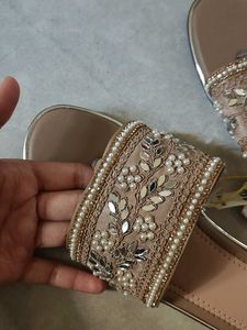 Embellished Flat Sandals