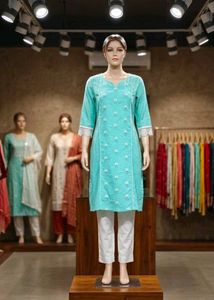 Beautiful Turquoise Kurta