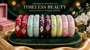 Designer Embellished Bangles Set