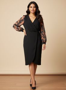 Elegant Black Sheath Dress
